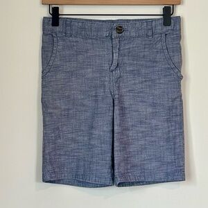 Cat & Jack Heathered Blue Flat Front Shorts - Size: 14